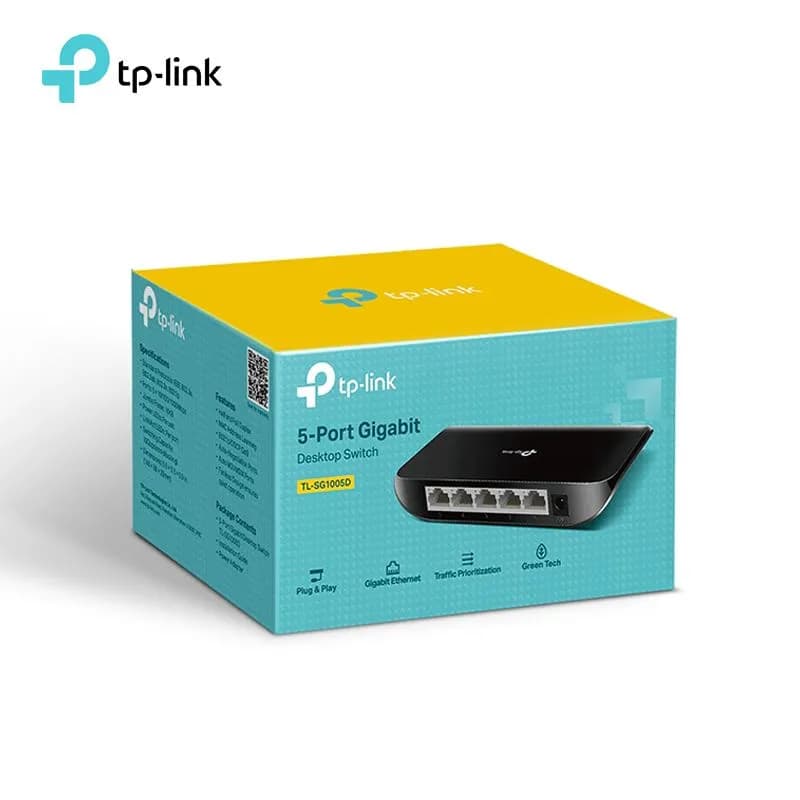 Bộ Chia Mạng 5 Cổng Gigabit 1000Mbps TP-Link TL-SG1005D Vỏ Nhựa