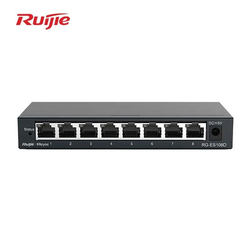 Bộ Chia Mạng Switch Gigabit 8 Cổng Ruijie RG-ES108GD Vỏ Thép - hover