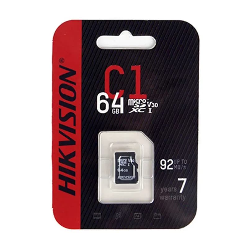 Thẻ nhớ MicroSDXC Hikvision C1 64GB U3 V30 92MB/s