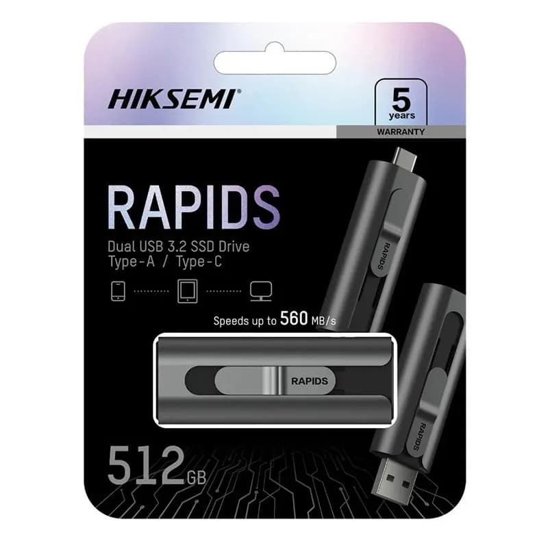 USB 3.2 Gen 1 SSD 512GB HIKSEMI HS-USB-S560 Tốc Độ Cao 560MB/s