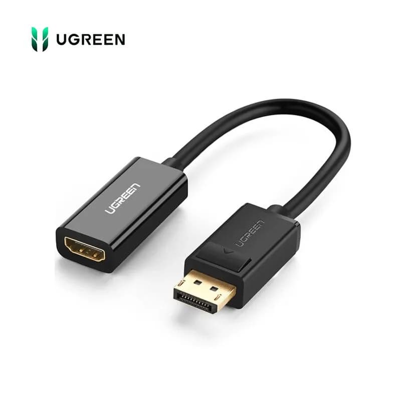 Cáp Chuyển Đổi DisplayPort Sang HDMI Ugreen 40362 (Hỗ Trợ 1080P, Vỏ Nhựa ABS Cao Cấp)