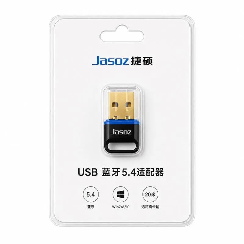 USB Bluetooth 5.4 JASOZ F120 T-F166 Tốc Độ Cao Cho PC/Laptop - Màu Đen - hover