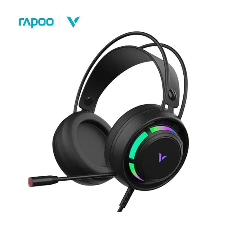 Tai Nghe Gaming Chụp Tai Rapoo VH360 Âm Thanh 7.1 Kết Nối USB Đèn LED RGB Cho Máy Tính PC Laptop