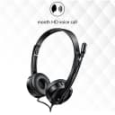 Tai nghe có dây Rapoo H100 Đen - Cổng 2 Jack 3.5mm Chính Hãng 3