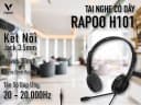 Tai nghe có dây Rapoo H101 Đen - Cổng gộp 1 Jack 3.5mm 5