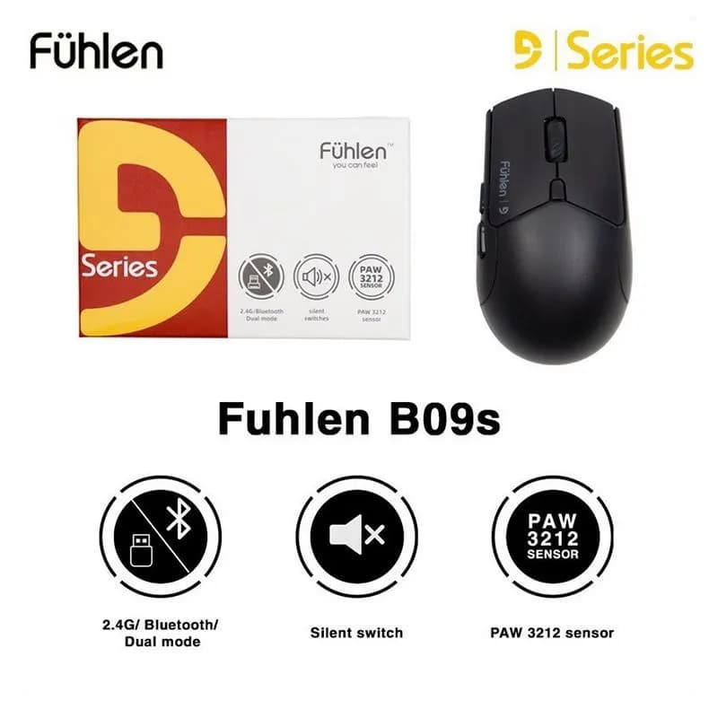 Chuột không dây Fuhlen B09S Dual Mode (Bluetooth/2.4G)
