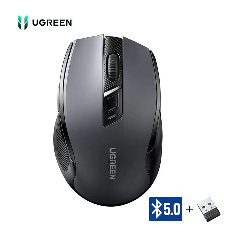 Chuột Không Dây Dual Mode Ugreen 15508 MU006 (Bluetooth 5.0 & Wireless 2.4GHz)