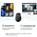 Chuột Không Dây Dual Mode Ugreen 15508 MU006 (Bluetooth 5.0 & Wireless 2.4GHz) 8