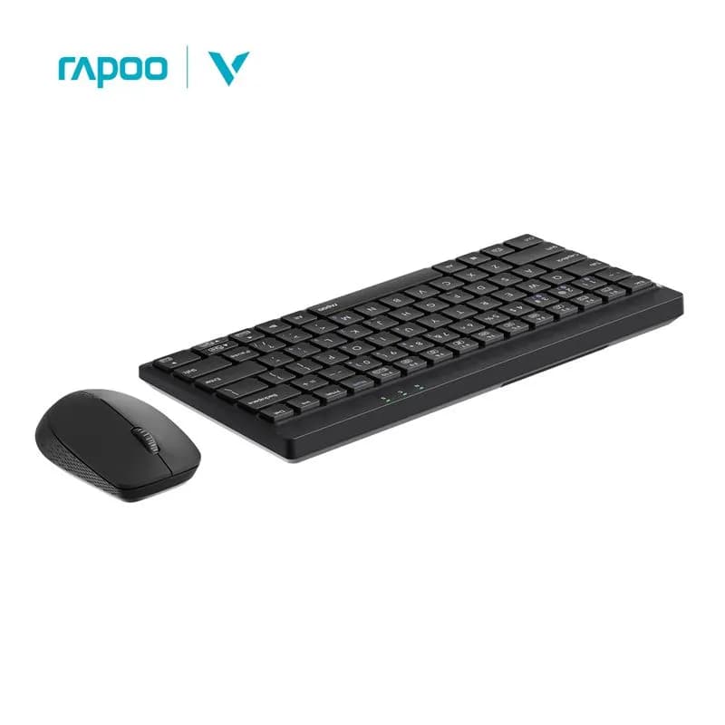 Bộ bàn phím chuột không dây Rapoo 8000GT (Bluetooth & 2.4GHz)
