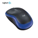 Chuột Máy Tính Không Dây Logitech M185 (Xám/Đỏ/Xanh) 3