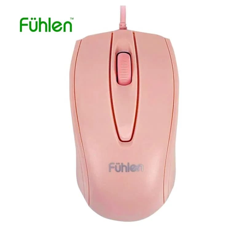Chuột Máy Tính Có Dây Fuhlen L102 (Màu Hồng) - Hàng Chính Hãng
