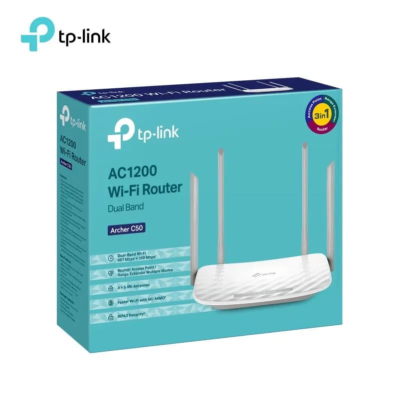 Bộ Phát Wifi TP-Link Archer C50 Băng Tần Kép AC1200