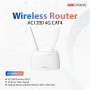 Bộ Phát Wifi Từ Sim 4G Hikvision DS-3WR4G12C AC1200 Băng Tần Kép 2
