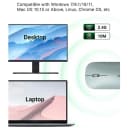 Chuột Không Dây Ugreen MU003 Silent Click Chống Ồn 2400 DPI Công Thái Học Cho Laptop, PC 6