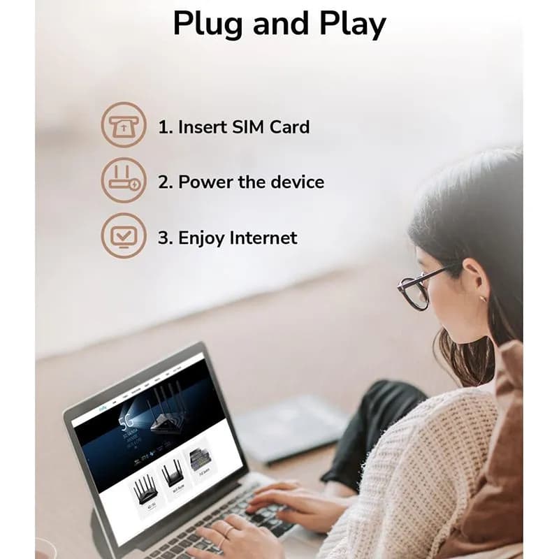 Bộ Phát Wifi Từ Sim 4G Cudy LT400 Chuẩn N300 LTE Cat4