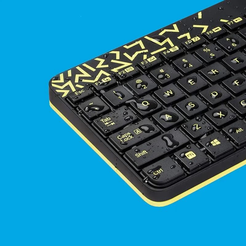 Bộ bàn phím và chuột không dây Logitech MK240 Nano (Màu Đen)