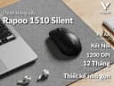 Chuột Máy Tính Không Dây Rapoo 1510 Silent (Đen) 3