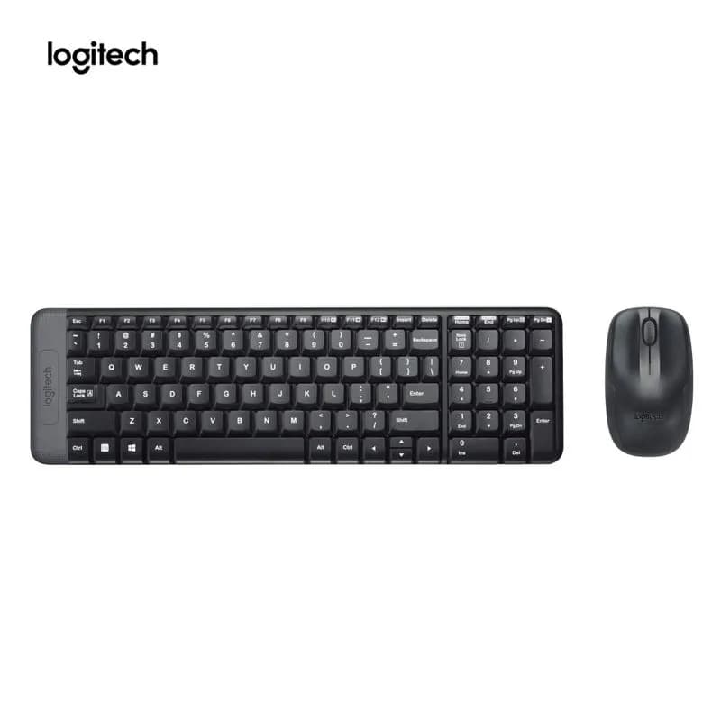 Bộ Bàn Phím Chuột Không Dây Logitech MK220 - Hàng Chính Hãng