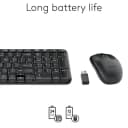 Bộ Bàn Phím Chuột Không Dây Logitech MK220 - Hàng Chính Hãng 3