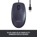 Chuột Máy Tính Có Dây Logitech M100r 1000DPI Chính Hãng 3