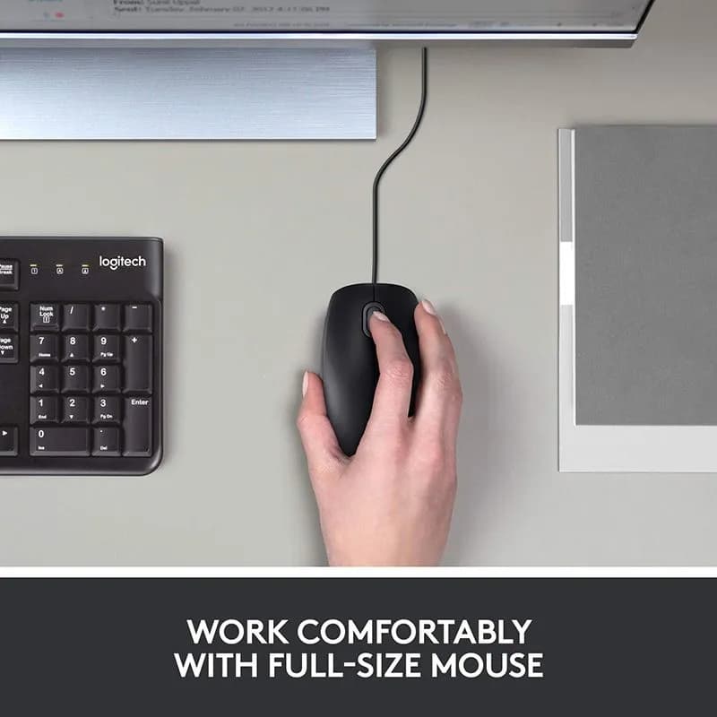 Chuột Máy Tính Có Dây Logitech M100r 1000DPI Chính Hãng