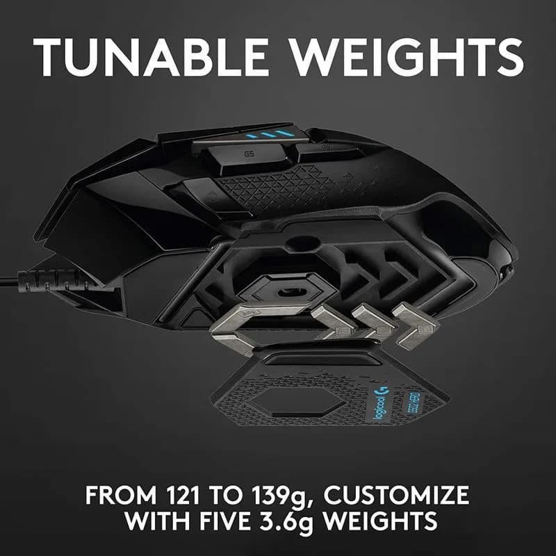 Chuột Gaming Có Dây Logitech G502 Hero – Chuột Chơi Game Cao Cấp Chính Hãng