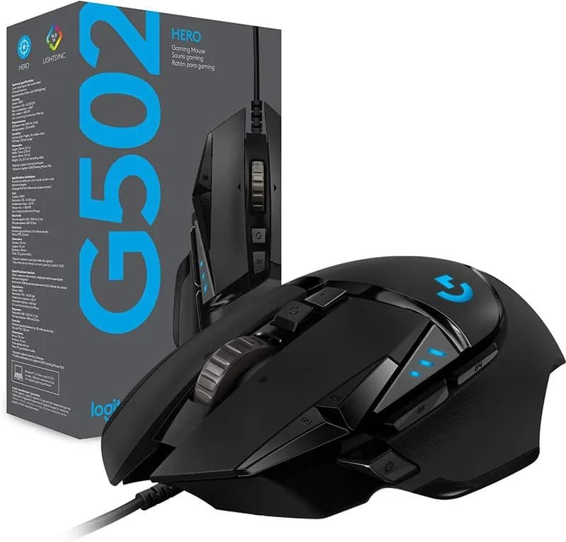 Chuột Gaming Có Dây Logitech G502 Hero – Chuột Chơi Game Cao Cấp Chính Hãng