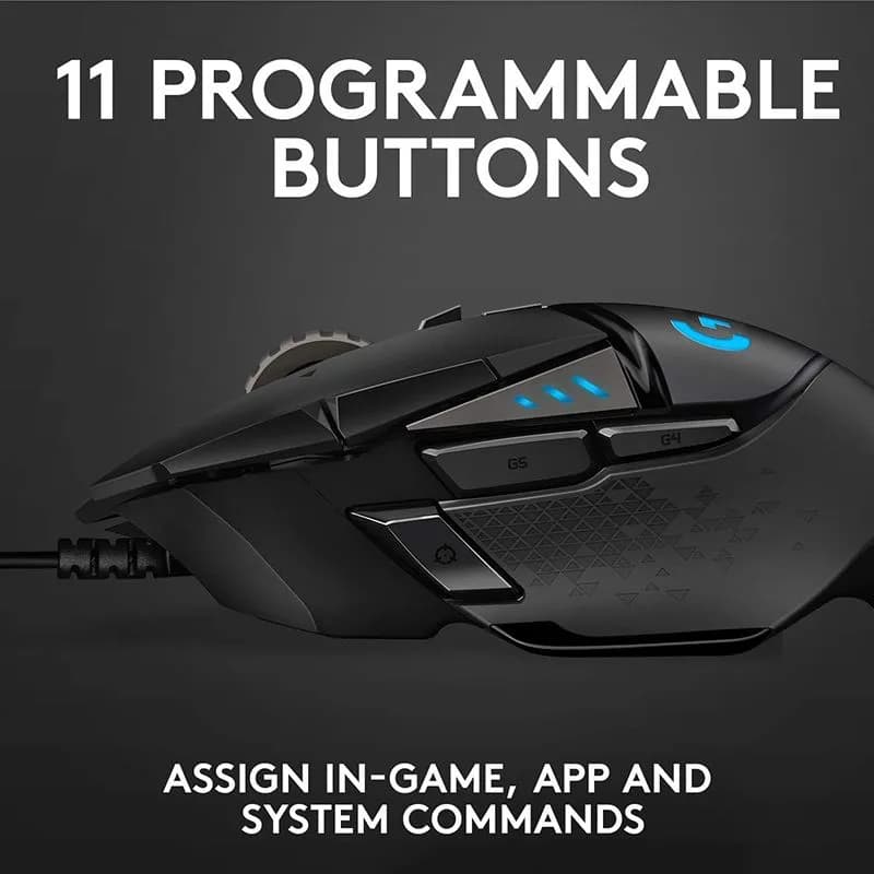 Chuột Gaming Có Dây Logitech G502 Hero – Chuột Chơi Game Cao Cấp Chính Hãng
