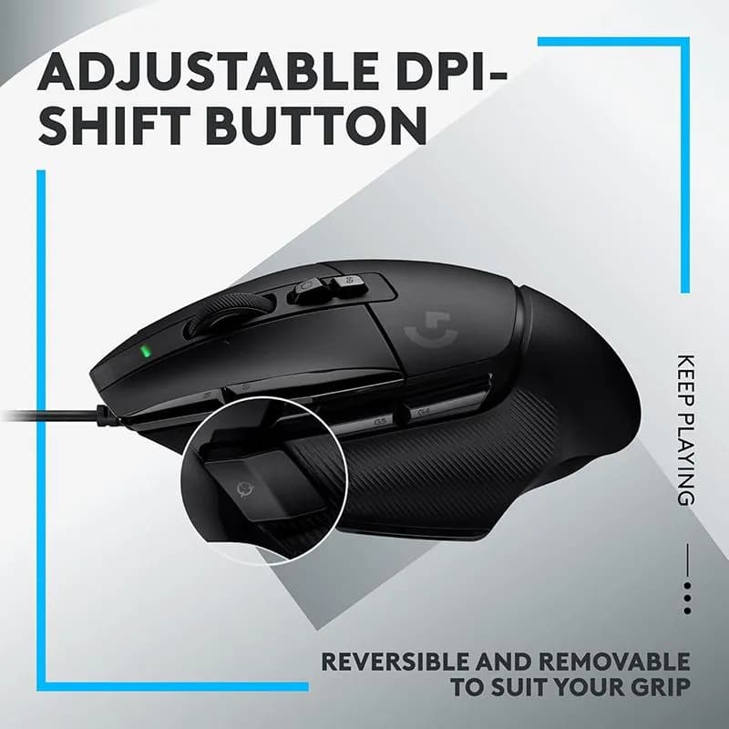 Chuột Máy Tính Logitech G502 X Có Dây – Switch Lightforce Siêu Bền