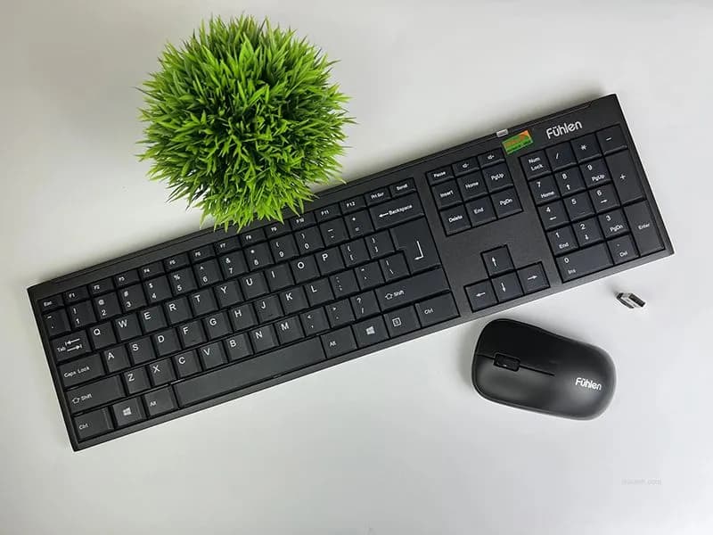 Bộ bàn phím và chuột không dây Fuhlen A120G cho văn phòng
