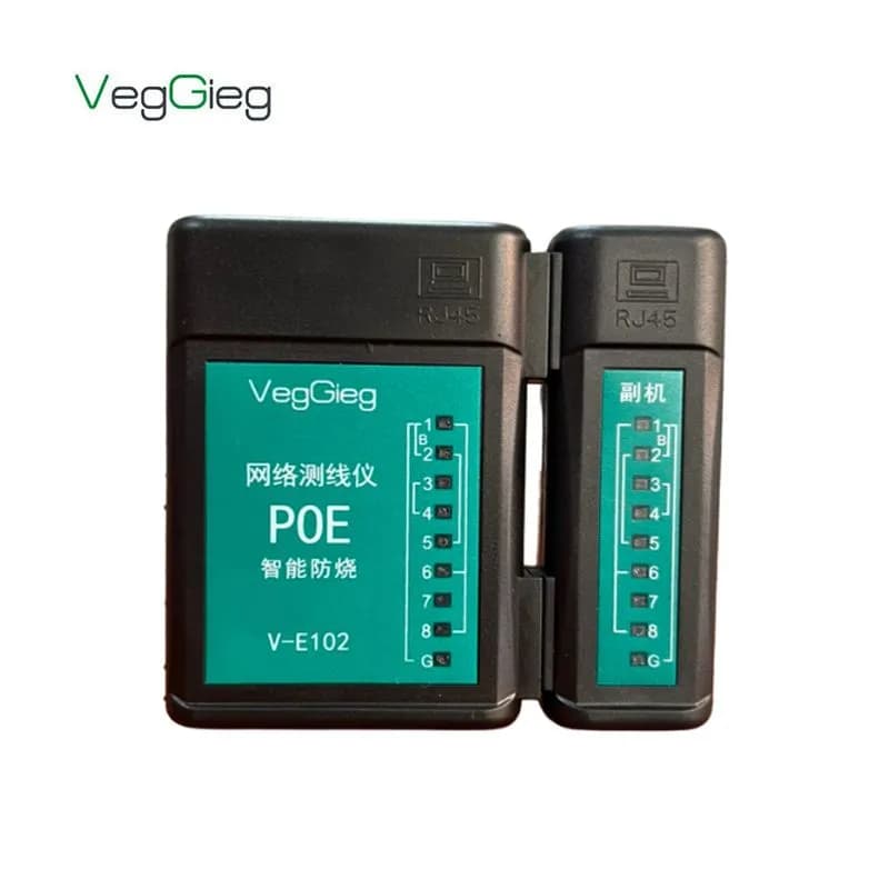 Máy Kiểm Tra Cáp Mạng, Cáp Điện Thoại Veggieg V-E102 RJ45 RJ11