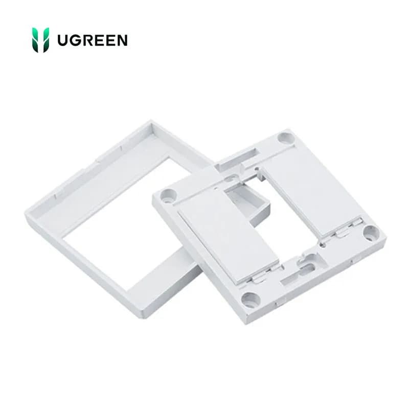 Mặt Nạ Âm Tường 1 Cổng Ugreen 20316 (Đế Vuông 86x86mm)
