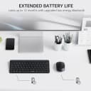 Bộ bàn phím chuột không dây Rapoo 9010M (Bluetooth & 2.4Ghz) 6