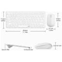 Bộ bàn phím chuột không dây Rapoo 9010M (Bluetooth & 2.4Ghz) 9
