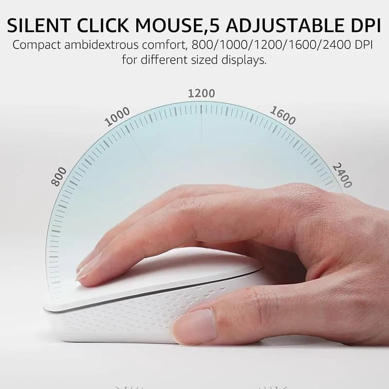 Bộ bàn phím chuột không dây Rapoo 9010M (Bluetooth & 2.4Ghz)