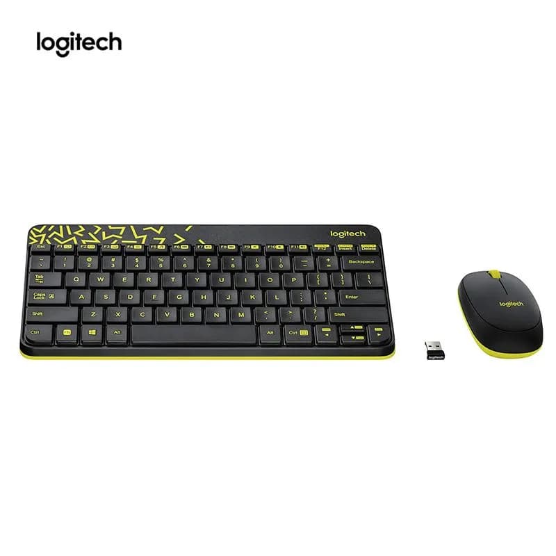 Bộ bàn phím và chuột không dây Logitech MK240 Nano (Màu Đen)