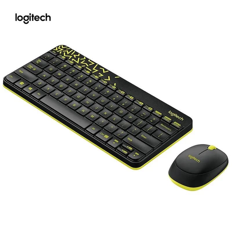 Bộ bàn phím và chuột không dây Logitech MK240 Nano (Màu Đen)