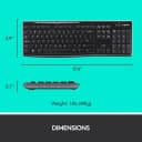 Bộ Bàn Phím Chuột Logitech MK270R Không Dây Văn Phòng Siêu Bền 6