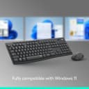 Bộ Bàn Phím Chuột Không Dây Logitech MK295 Silent - Combo Chuột Và Bàn Phím Chống Ồn 6