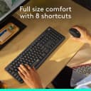 Bộ Bàn Phím Chuột Không Dây Logitech MK295 Silent - Combo Chuột Và Bàn Phím Chống Ồn 7