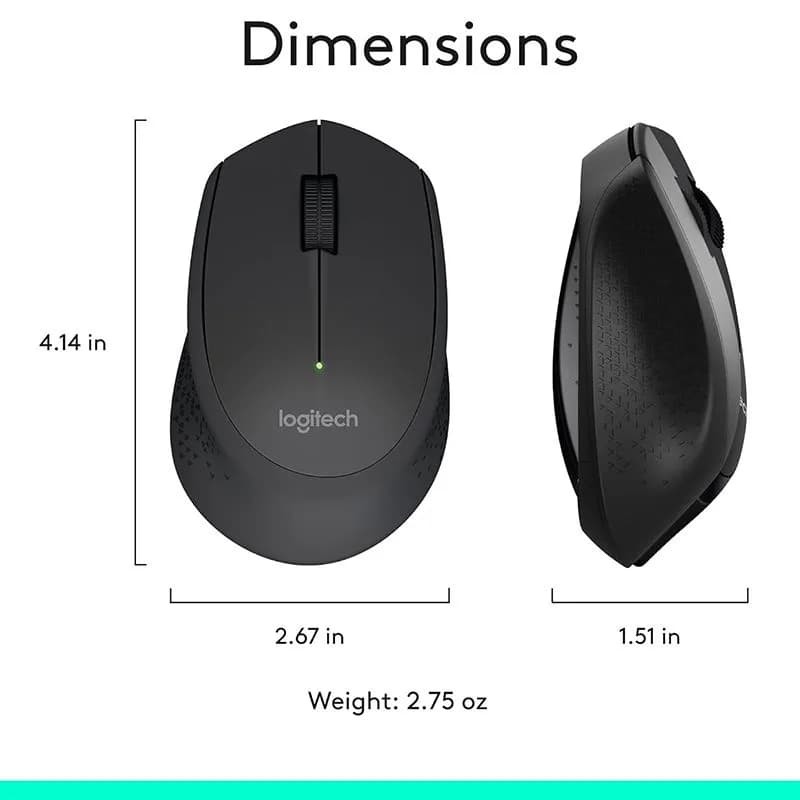 Bộ Bàn Phím Chuột Không Dây Logitech MK345 - Combo Chuột Và Bàn Phím Có Đệm Kê Tay