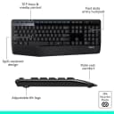 Bộ Bàn Phím Chuột Không Dây Logitech MK345 - Combo Chuột Và Bàn Phím Có Đệm Kê Tay 4