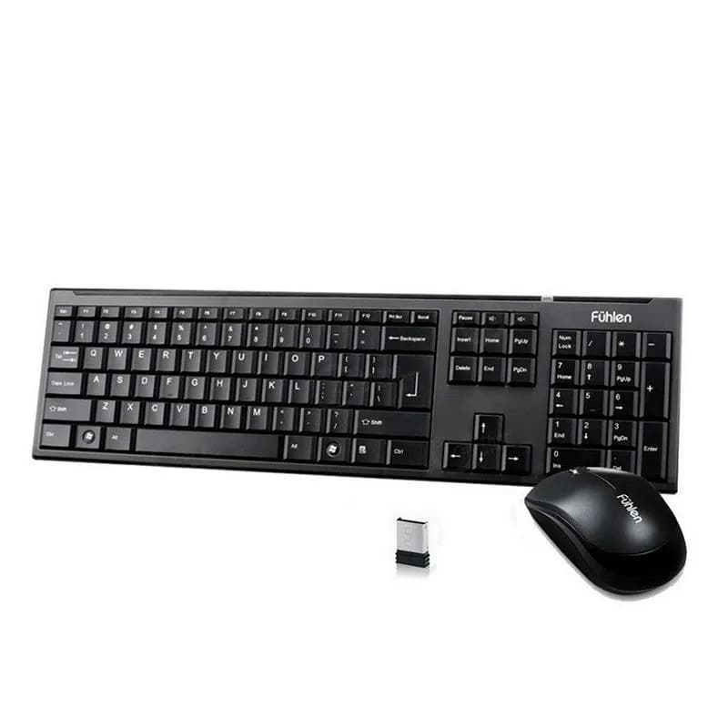 Bộ bàn phím và chuột không dây Fuhlen A120G cho văn phòng - hover