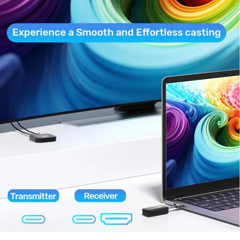 Bộ Truyền HDMI Không Dây 50m Cổng USB-C Unitek V1184A01 Full HD