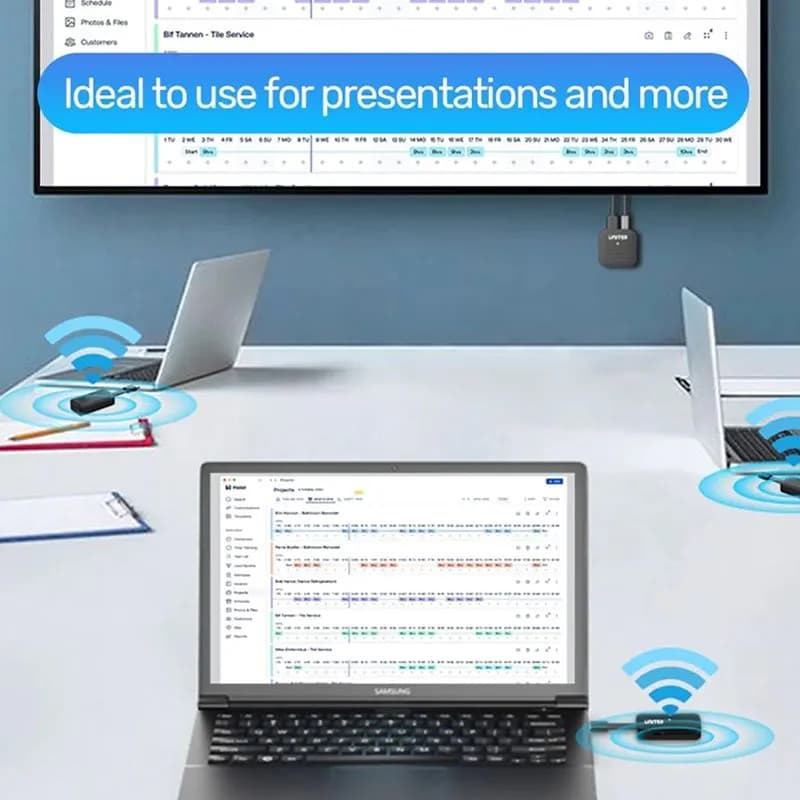 Bộ Truyền HDMI Không Dây 50m Cổng USB-C Unitek V1184A01 Full HD