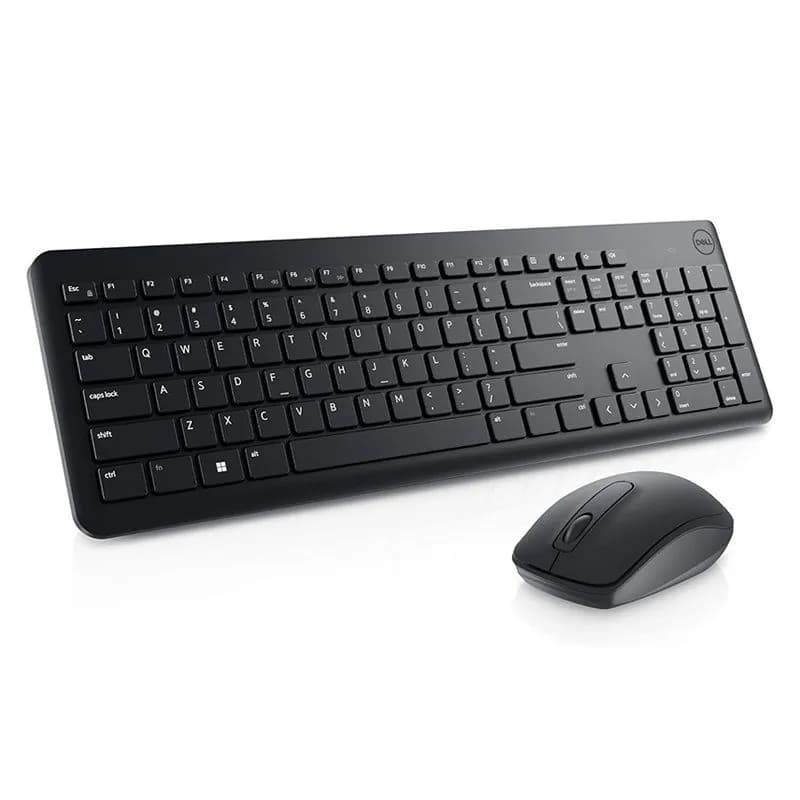 Bộ Phím Chuột Máy Tính Không Dây Dell KM3322W Đen