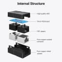 Đầu Nối Mạng RJ45 Cat5e/Cat6/Cat7 Màu Đen Ugreen 20390 NW114 5