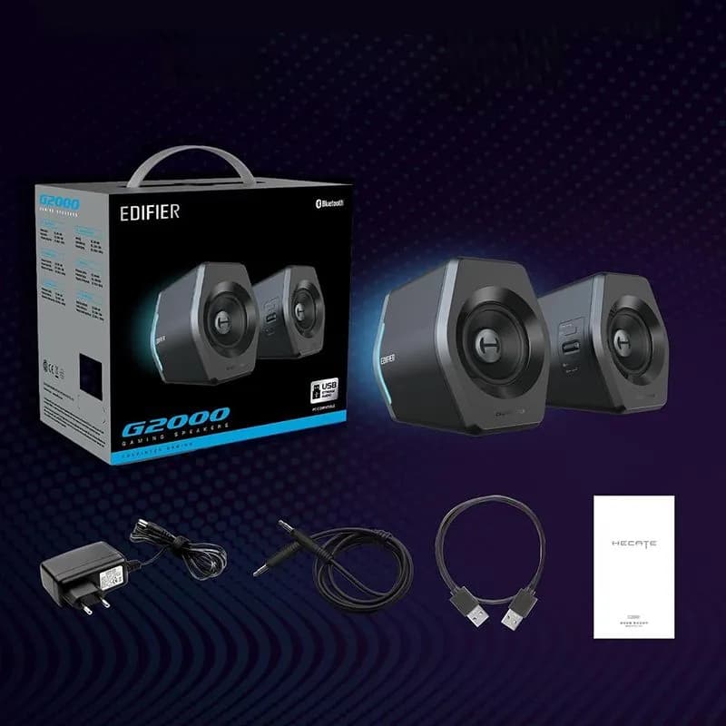 Loa Vi Tính 2.0 Gaming Edifier Hecate G2000 RGB Bluetooth 32W
