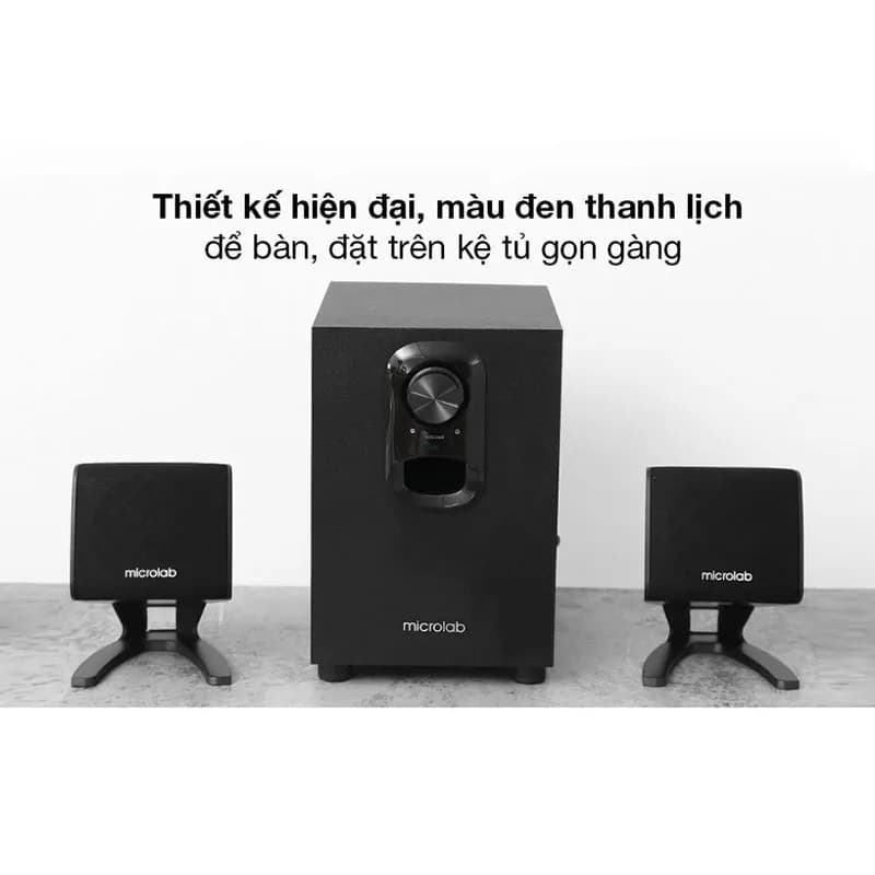Loa Vi Tính Microlab M108 2.1 Kênh Để Bàn (Màu Đen) - hover