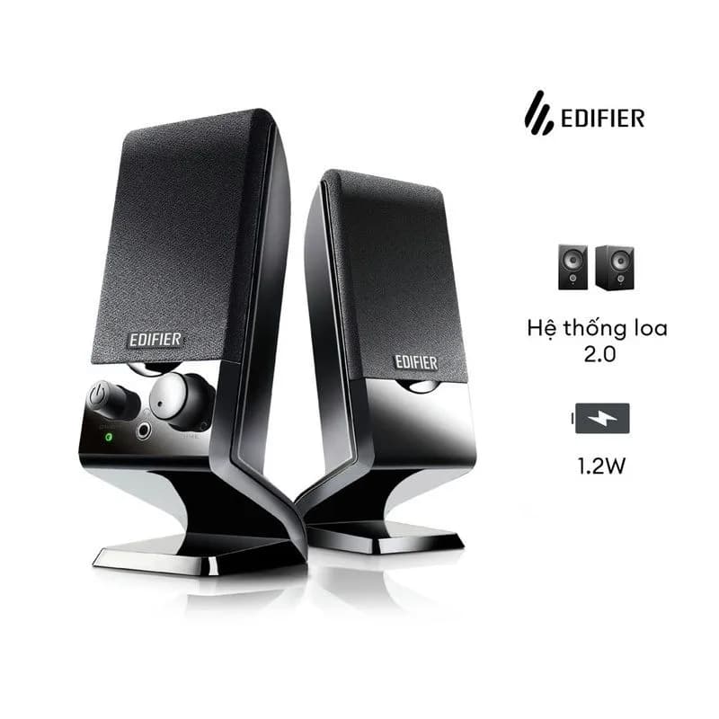 Loa Vi Tính Edifier M1250 2.0 Kênh Nguồn USB (Màu Đen)